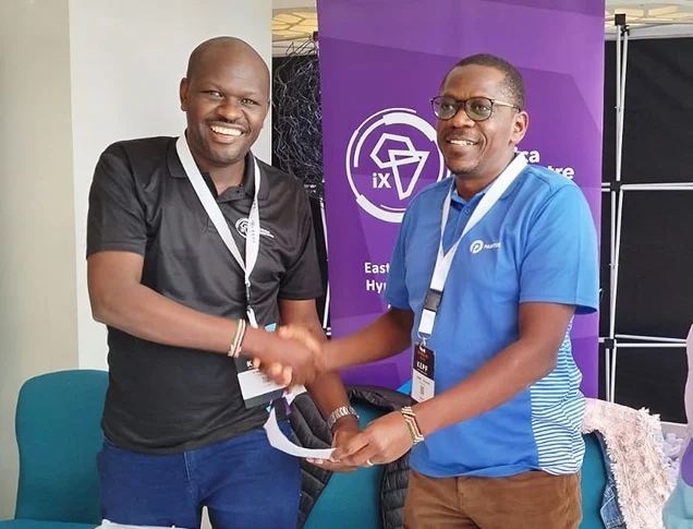 joseph paratus and arthur ixafrica sign agreement